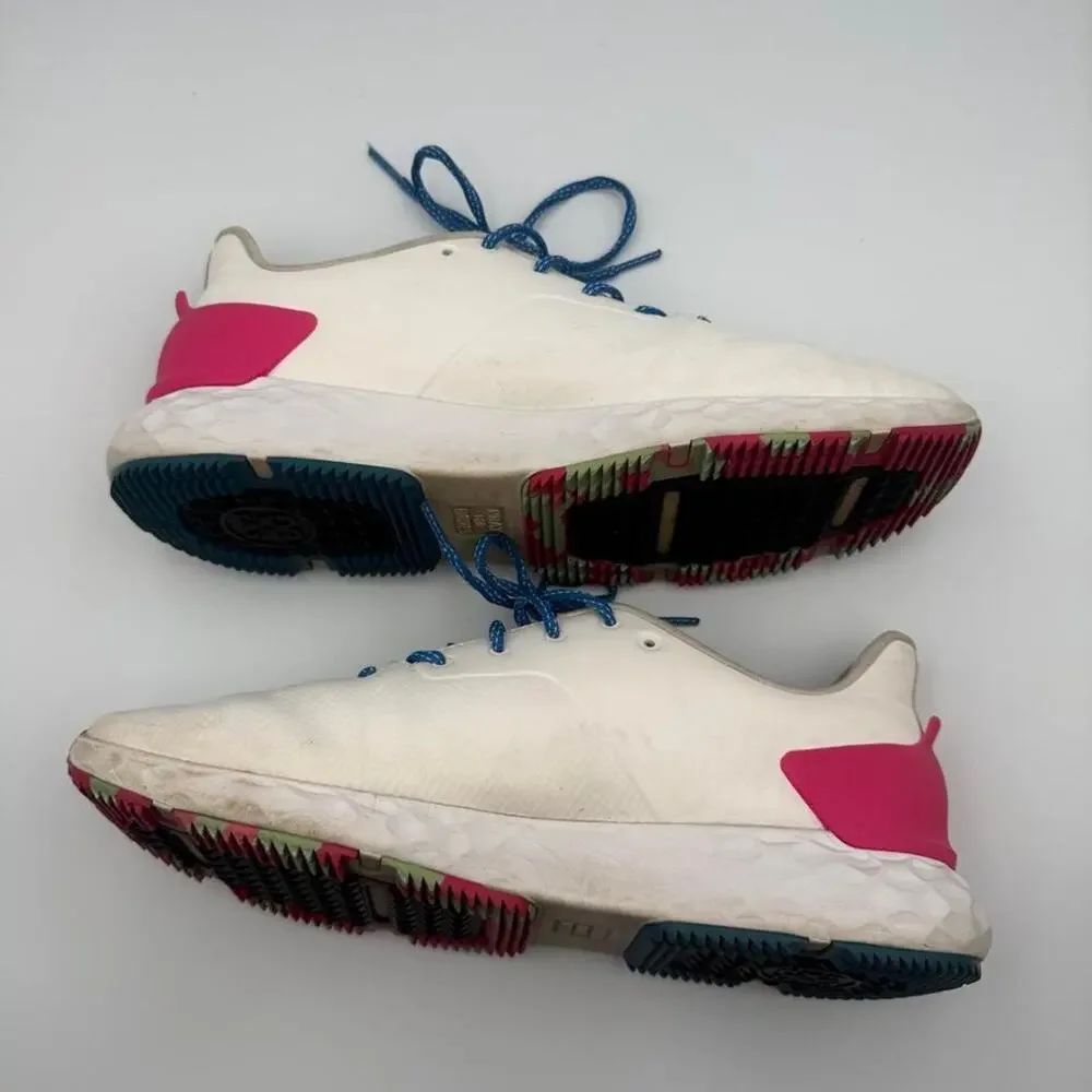 G/FORE golf shoes MG4+ ghost golf white pink blue. Size 12. No box